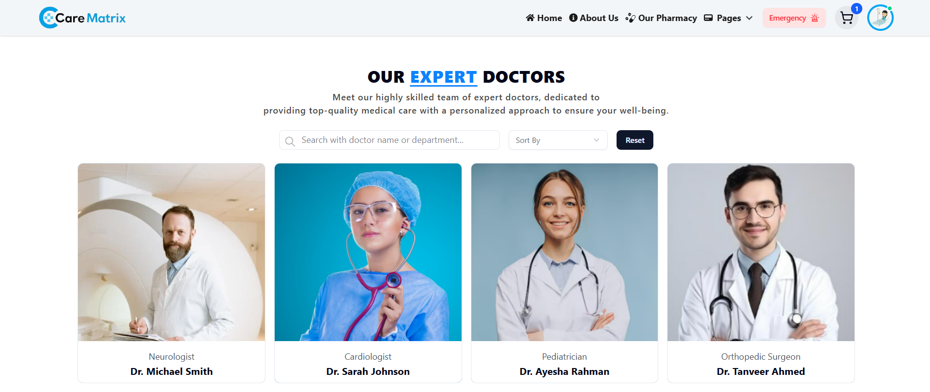 Care Matrix Hover Image